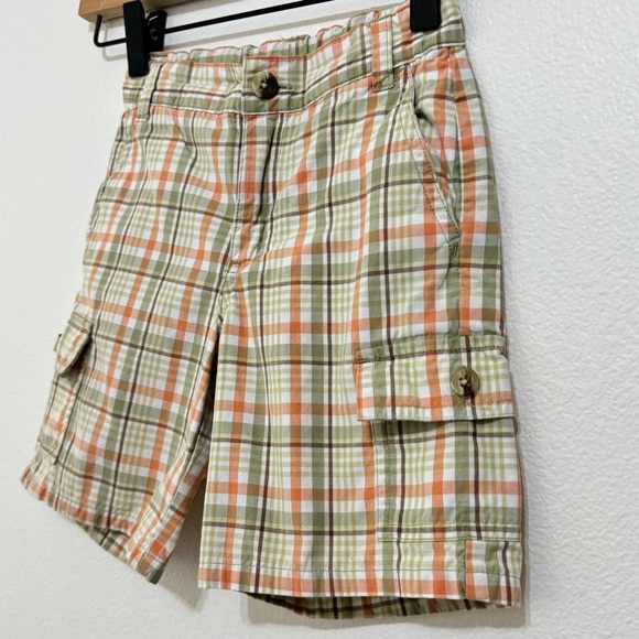 JANIE & JACK · TODDLER BOYS PLAID COTTON CHINO SHORTS - SIZE 4T - Picture 4 of 12
